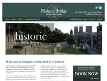 Tablet Screenshot of holgatebridge.co.uk